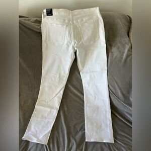 JCrew Straight-fit white jean in signature flex